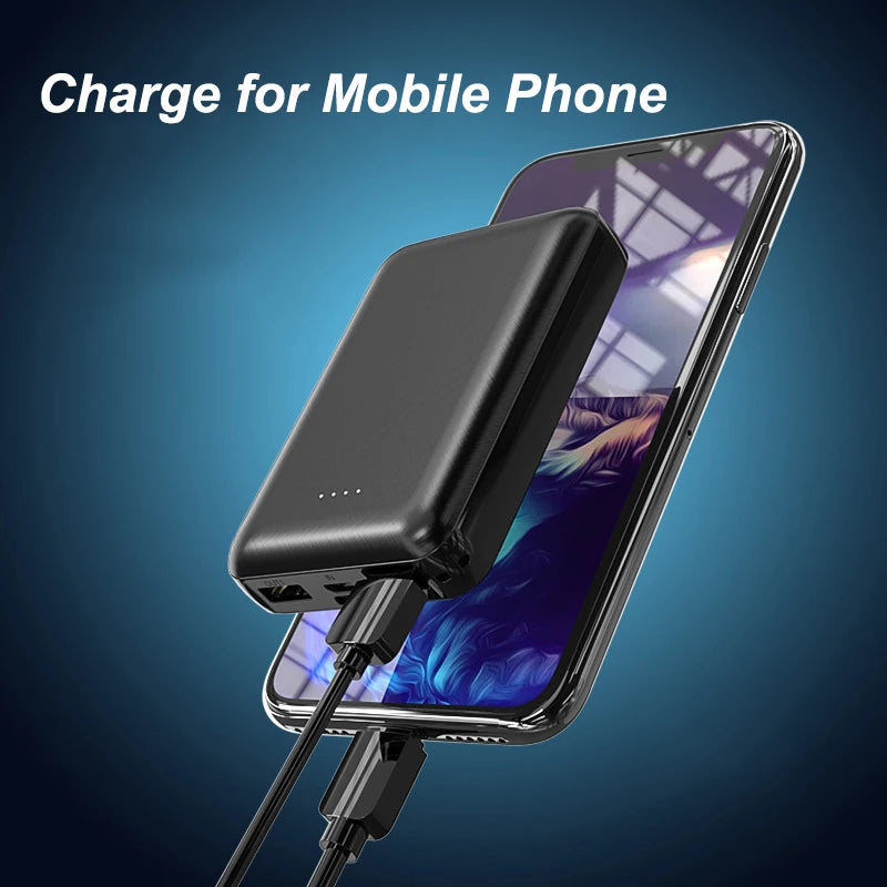 Mini Power Bank 20000mAh 5V 2A Chargeur Portable pour Gilet Chauffant Veste Power Bank pour Xiaomi Mi iPhone Vêtements Climatisés