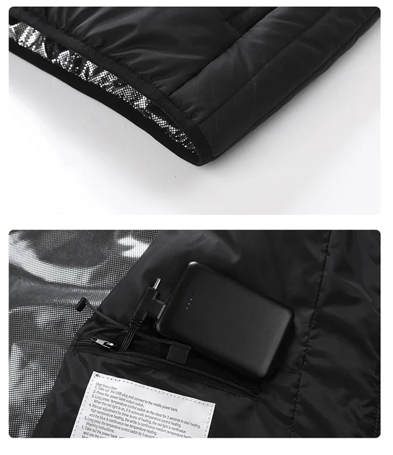 Doudoune Chauffante Sans Manche